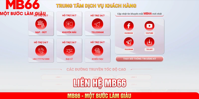 Những điểm cần chú ý khi liên hệ MB66